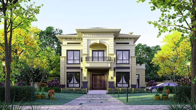 和平乡村别墅的墙壁通常用什么砖砌？